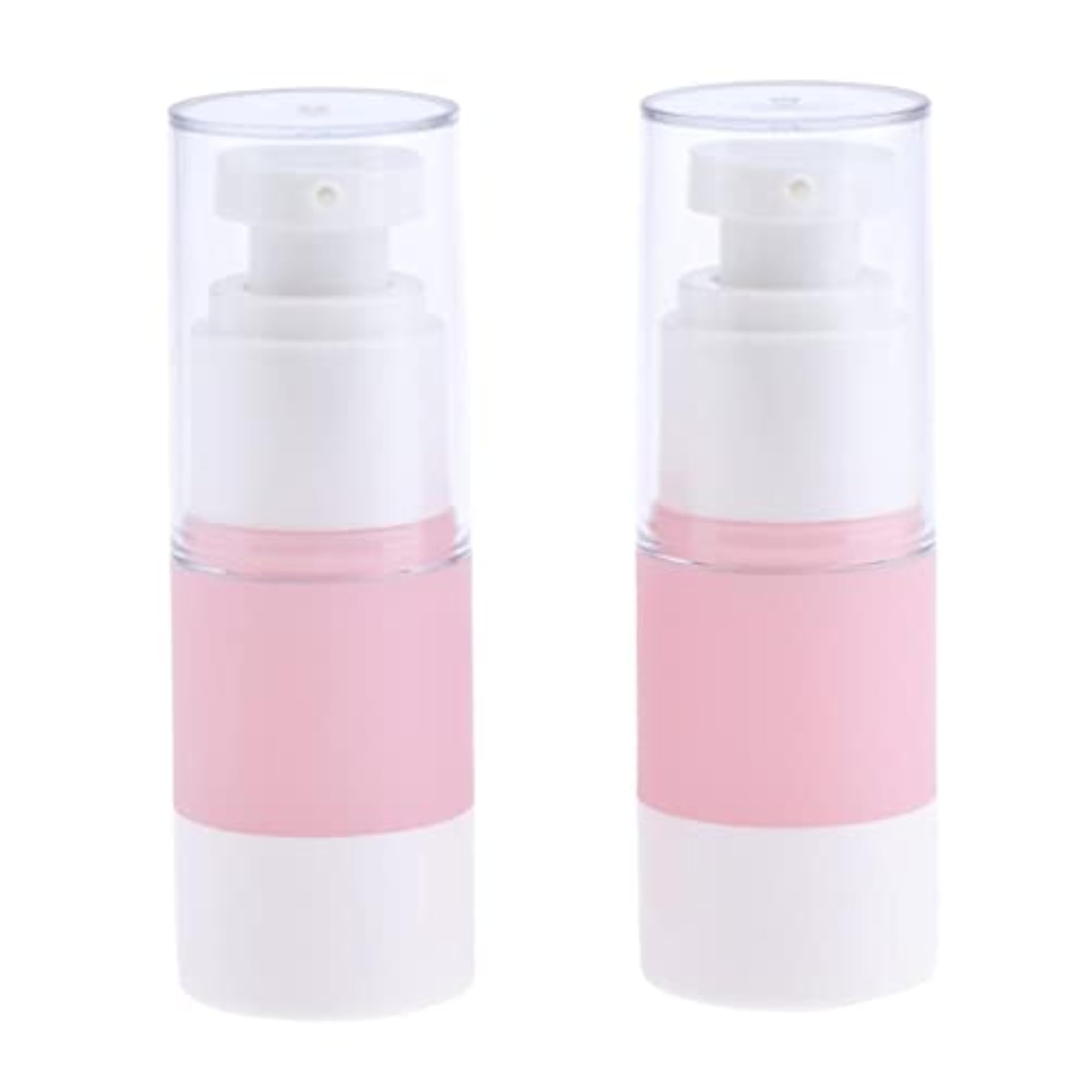 2Pcs Portable Airless Pump Spray Bottles 15ml