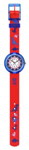 Swatch FlikFlak FBNP117 Boys' Analogue Quartz Watch with Fabric Strap, Metallic, Bracelet