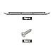 G-PLUS Door Sill Plates w/Hardware Compatible with Chevy/GMC Truck C10 C20 C30 K10 K20 K30 1967 1698 1969 1970 1971 1972 Sill Plates Guards Accessories Chrome 28864