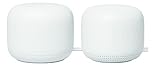 Google Nest Wifi - AC2200 (2nd Generation) Router and Add On Access Point Mesh Wi-Fi System (2-Pack, Snow)