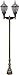 DABMAR LIGHTING INC GM8961-BZ Fixture,Acorn,8961,BZ,2,Dark Top
