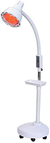 Floor Far Infrared Lamp with Adjustable Heat Flexible Arm and Water Injection Base Stand for Beauty Physiotherapy Rehabilitation Body Recovery