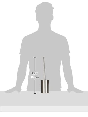 Image of Blomus 68833 Nexio Stainless Steel Wall Mounted Toilet Brush, Matte