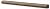 Noce Travertine Honed 1/2 X 12 Pencil Liner Trim Molding - Lot of 50 pcs.