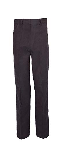 WALKER AND HAWKES - Men's 100% Cotton Yorkley Moleskin Trousers - Navy - W34 Regular (31'')
