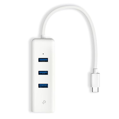 TP-Link UE330C USB 3.0 Type-C 3-Port Gigabit Ethernet Network Adapter...