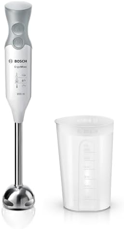Bosch Mixeur plongeant ErgoMixx, moteur 600 W, 2 vitesses, gobele...