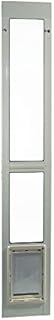 Ideal Pet Products Aluminum Modular Patio Pet Door, White, Medium, 7