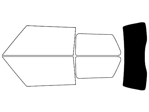 Rvinyl Window Tint Kit Compatible with Mini Cooper 2002-2006 - Rear Windshield Precut Kit - 5%