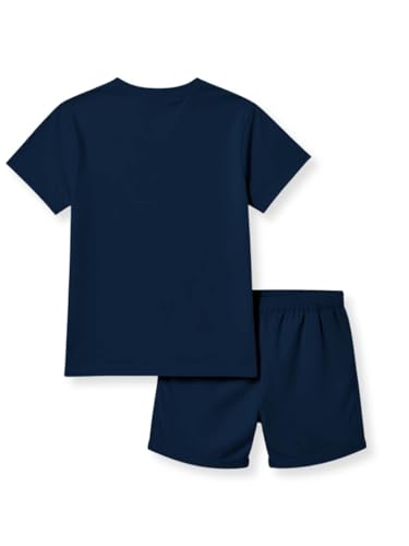 Image of minicult kids Kids Cotton Shorts and Matching Tshirt Coord clothing set with Cute Prints Clothing Set (200gsm Cotton Fabric)