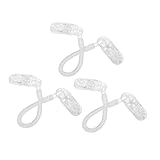 3pcs Adjustable Windproof Hat Strap Clips Durable Elastic Chin Cord with Innovative Antidrop Chain for Secure Fit Outdoor Activities Fishing and Sports