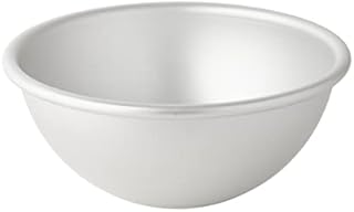 MasterClass MCSA20 15.5 cm Hemisphere Cake Tin, Silver Anodised Aluminium, 6 Inch