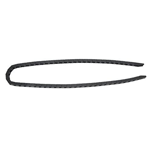 1 Metro de Corrente de Cabo de Plástico Preto, Corrente de Arrasto para Máquinas Cnc, Material de Ny