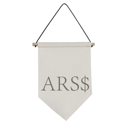 Drapeau en toile peso argentin no/no suspension haut de gamme