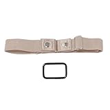 Genérico Cinturón Sin Hebilla,Ajustable Sin Broches Unisex Elástico | Cinturón Elástico para Pantalones y Banda de Cintura Ajustable | Para Mamá Esposa Hija Papá Abuelo Esposo E Hijo