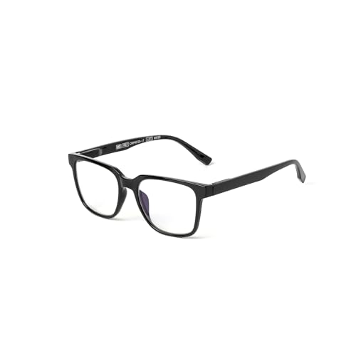 OPTIKOOL gafas luz azul hombre - gafas luz azul mujer - gafas bloqueo luz azul - gafas filtro luz azul - gafas para ordenador - gafas protección luz azul. STANFORD (Negro, 0.0, Dioptrías)
