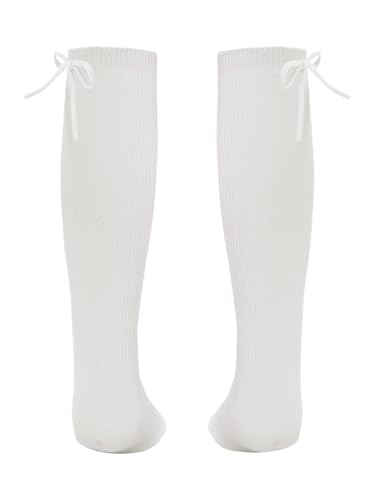 Baby Girls Uniform Knee High Socks Infants Knit Casual Daily Tube Stockings2