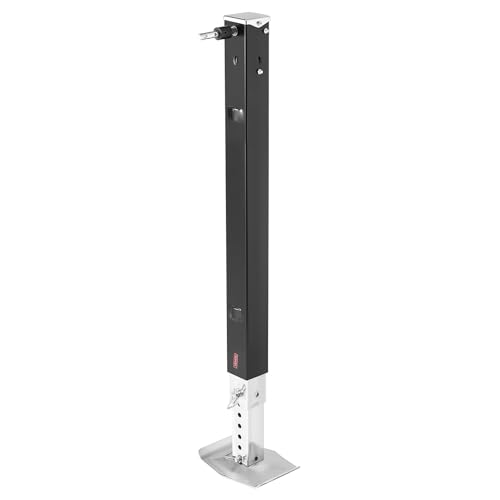 VEVOR RV Lead Fifth Wheel Landing Gear Leg 179013 32.5-Inch 5th Wheel Landing Gear Universal Replacement Compatible with Lippert Venture Atwood Stromberg Carlson Systems with Pin and Base Black