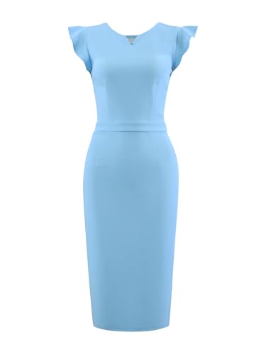 Women's Work Pencil Dress Cap Sleeeve 1950s Dresses for Women