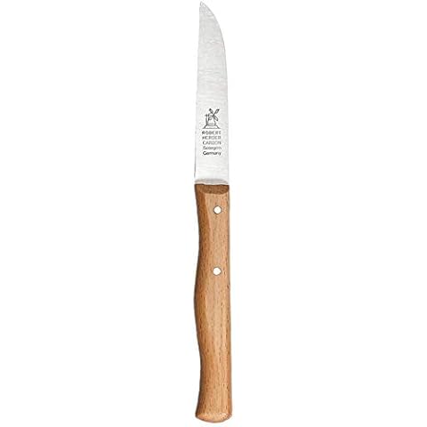 Windmühlen 1385 Gemüsemesser mit gerader Klinge, langer 85 mm Griff aus Buche Cover