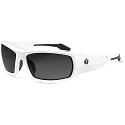 Lentes De Seguridad Blancos Skullerz Odin Gafas de sol de seguridad, blanco, lente ahumada