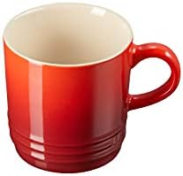 Le Creuset Stoneware Cappuccino Mug, 200 ml, Volcanic Orange, 70303200900099