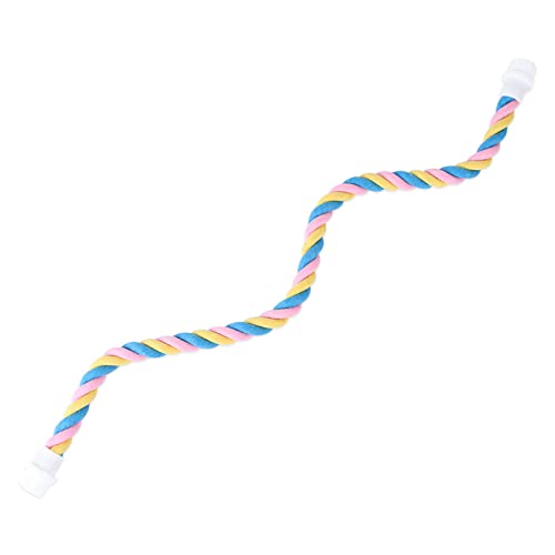 Parrot Climbing Rope Perch Stand Cage Cotton Rope Comfy Perch Parrot Toys