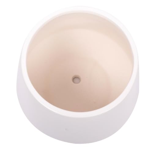 Modern White Matte Ceramic Planter with Drainage Tray – 5.9" Indoor Plant Pot Fits 5" Nursery Pots, Decorative Flower Pot for Houseplants & Succulents by Generic - Image 5