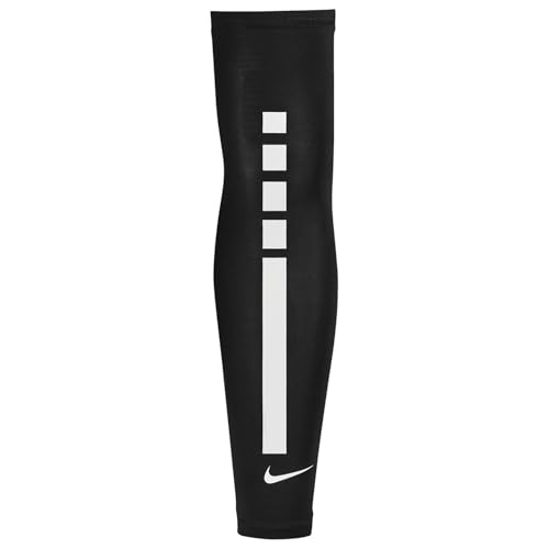 Nike Unisexe Pro Elite 2.0 (Single) Manchon de bras Black/White/White S/M