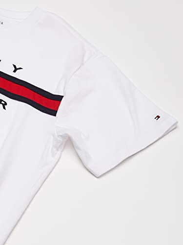 Tommy Hilfiger Boys' Short Sleeve Graphic Crew Neck T-Shirt, Soft, Comfortable, Relaxed Fit
