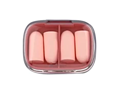 耳栓 5ペアの耳栓防止耳栓の騒音削減眠っている耳栓からのキャンセル 遮音 耳栓(Size:Round Pink 2 pairs)