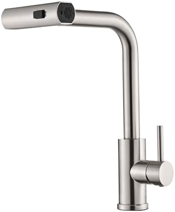 Yesop Torneira De Cozinha Gourmet Inox Escovado Cor Prateado