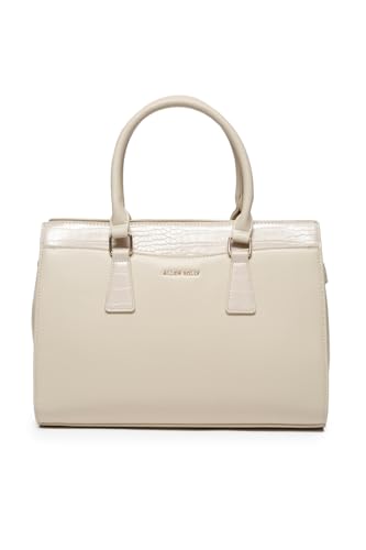 Image of Allen Solly Women's Large Tote Shoulder Bag | Vegan Leather | Organized Interior | Magnetic Flap | Brunch & Shopping