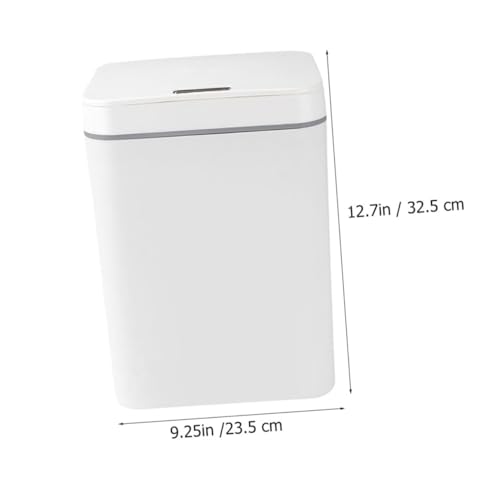 Papelera automática inteligente 16 L ABS+PP blanca miniatura 2