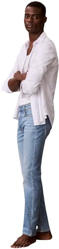 Calvin Klein Herren Jeans Hose Slim Ashland Tapered Fit, Blau (Ashland), 42W/29L – Ansicht 5