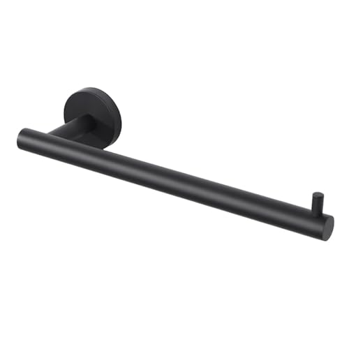 Ensemble d'accessoires de salle de bain noir mat chic et complet