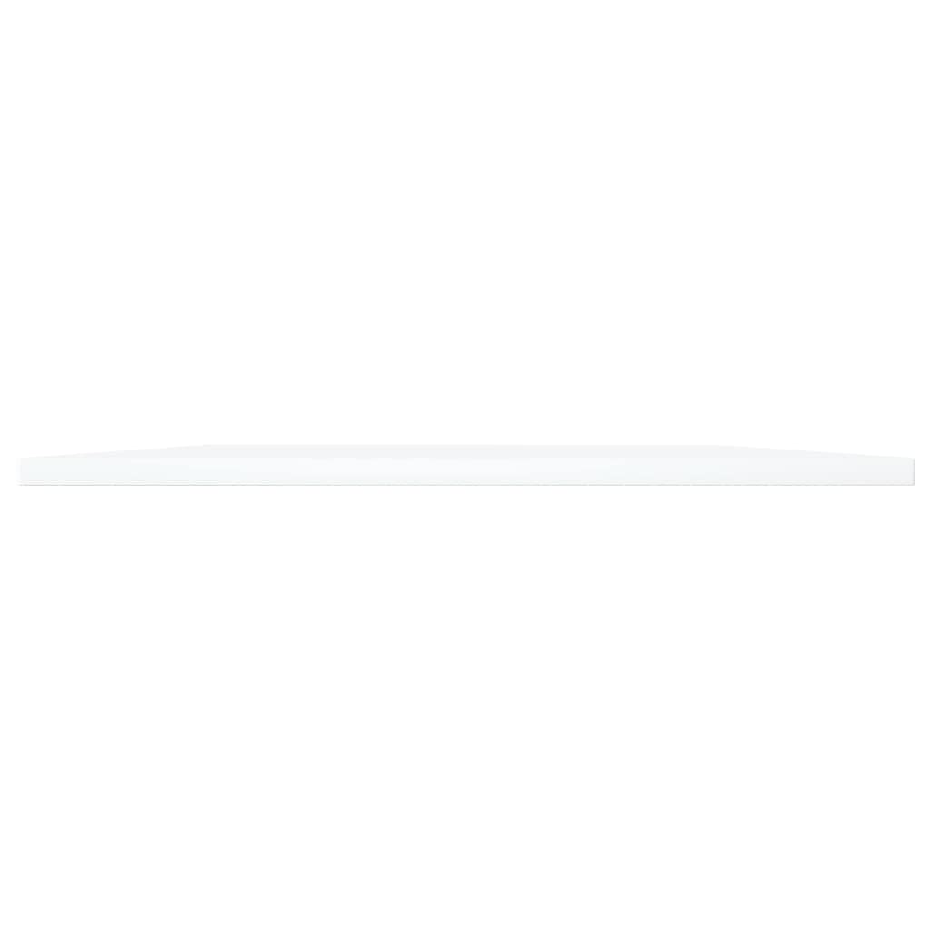 Bücherregal Bretter Weiß Holzwerkstoff 80x20x1,5 cm 4 Stück Regalsystem Wand Regalboden zur Aufbewahrung und Ordnung in Wohnzimmer Schlafzimmer Büro und Küche