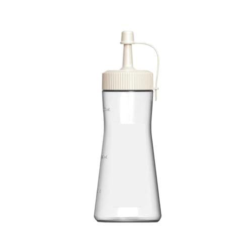 スクイーズボトル ソースボトル スクイーズボトル 醤油 オイスターソース トマトサラダソース用 ポインテッドマウス スクイーズボトル 5個セット 調味料スクイーズボトル(白)