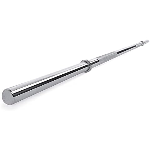 Iron Crush Barbell - Multifunction 6-Foot Weight Bar for Beginners & Pro Lifters - Weightlifting, Powerlifting & CrossFit Gear with Needle Bearing Sleeves, Medium Knurling - 500lb Capacity Cover