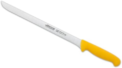 Arcos Series 2900 - Slicing Knife Ham Knife - Blade Nitrum Stainless Steel 11" - Handle Polypropylene Yellow Color
