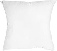 Vista 1 de Almohadas decorativas cuadradas blancas, 16 x 16 pulgadas, rellenos de almohada esponjosos para sofá, silla, sofá y cama