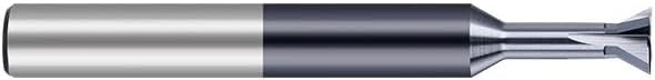 Dovetail Milling Cutter Carbide T Slotting Milling Bit Metal Machining Milling Tool,45D-D16x8x20x60