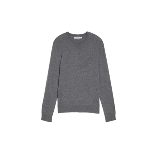 Calvin Klein Men's Extra Fine Merino Wool Sweater Medium Grey Heather