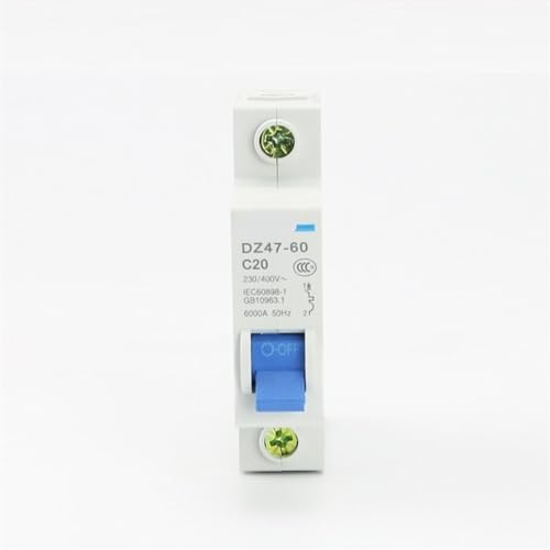 Disjoncteur miniature à libération électromagnétique type C 4A pour coupure haute tension 400V