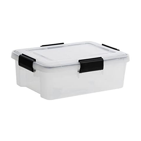 Iris Ohyama 10L Airtight Plastic Storage Box Cover