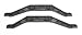 Traxxas 3921 Black Lower Chassis Braces (pair)