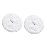 VALICLUD Gesichtsmaskentuch 2 Stück Gesichts Handtuch Wiederverwendbar Weiches Material Weiß Für Damen Spa Und Gesichtspflege Mit Kalt Und Warmkompresse Wirkung