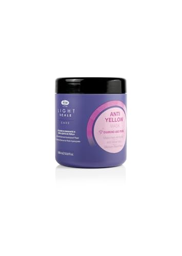 Image of Lisap Purple Hair Mask for Blonde, Silver & Grey Hair - Anti Yellow & Brass hair mask for damaged hair, Deep Conditioning hair mask for Bleached & Color Treated Hair, 33.8 fl oz
