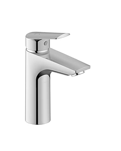 Duravit No.1 Basin taps, Size M (spout Height 117 mm), Basin Mixer tap, Basin Mixer tap with Water-Saving MinusFlow Function, Chrome