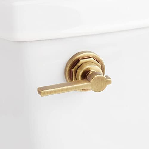 Signature Hardware 482733 Greyfield Left Mounted Toilet Tank Lever